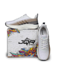 JQR Men Glide Running Shoes WHTBEIGE 1