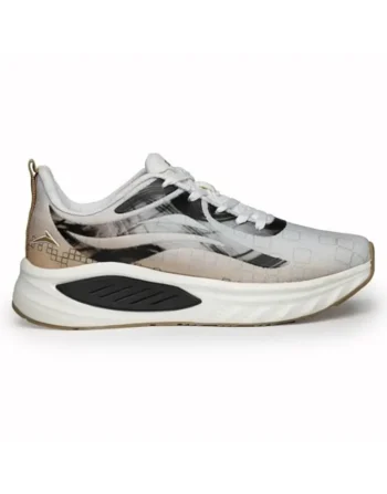 JQR Men Munch Running Shoes WHT/ICE COFFEE