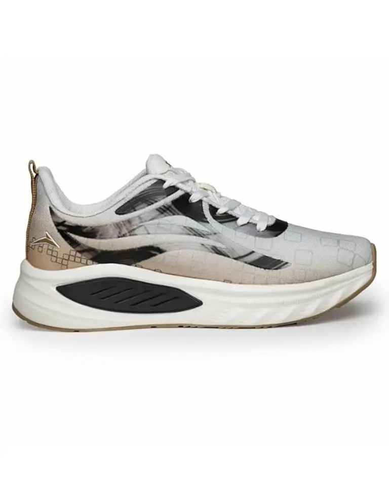 JQR Men Munch Running Shoes WHTICE COFFEE 3