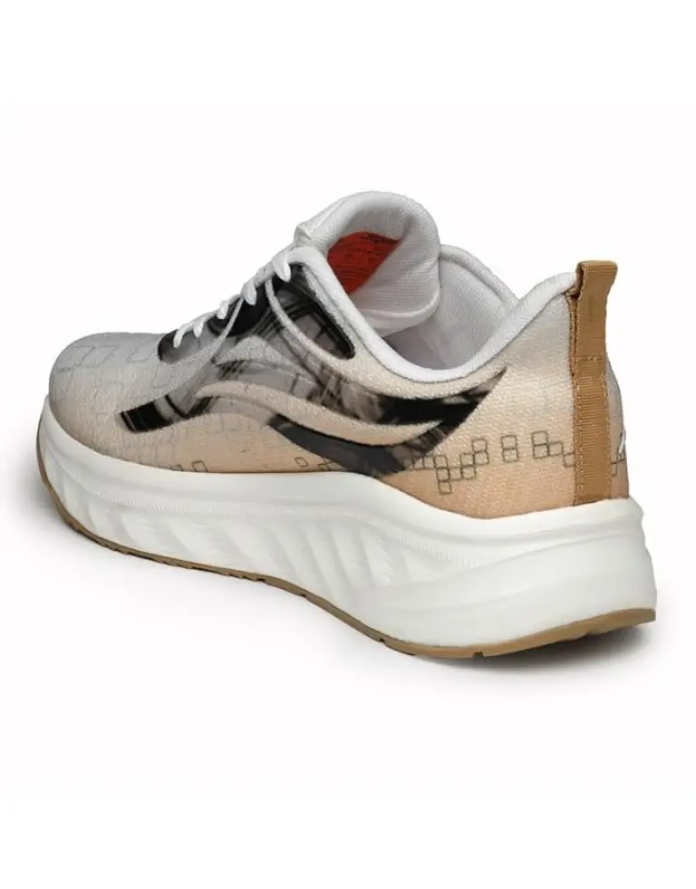 JQR Men Munch Running Shoes WHTICE COFFEE 5