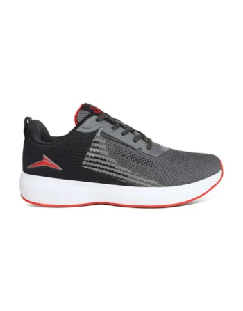 JQR Soon New Men Lace-Ups Running Sports Shoes Red Gray