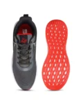 JQR Soon New Men Lace-Ups Running Sports Shoes Red Gray 1