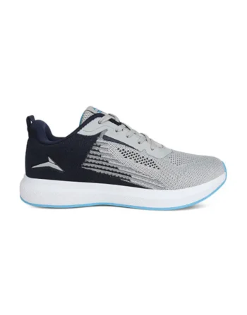 JQR Soon New Men Lace-Ups Running Sports Shoes Silver Blue