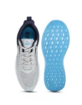 JQR Soon New Men Lace-Ups Running Sports Shoes Silver Blue 1