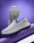 JQR Women Sports Shoes with Knitted Upper L.GRY 1