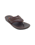 AEROWALK Brown Stylish V-Shape Fashion Sandal Slipper for Men