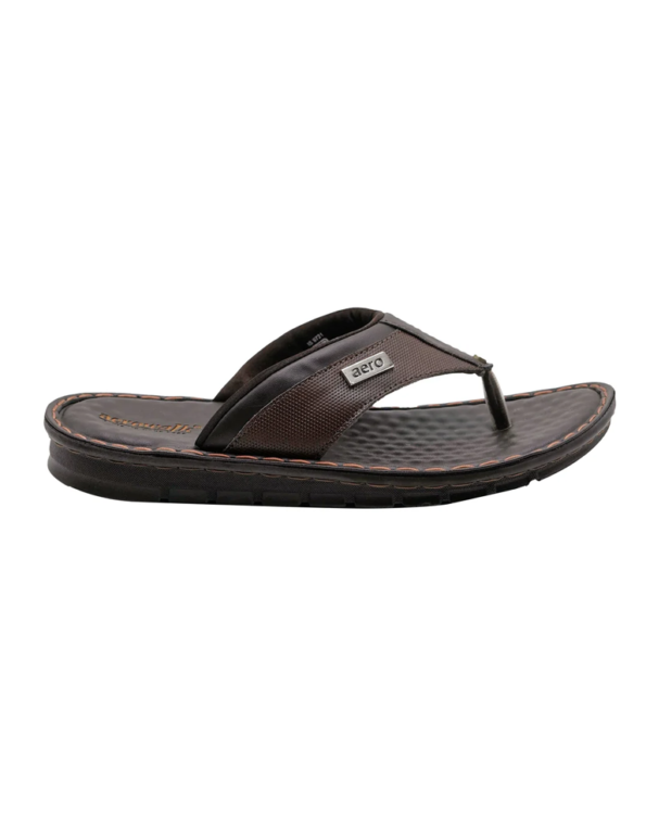 AEROWALK BROWN Stylish T-Shape Fashion Slipper for Men