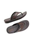 AEROWALK BROWN Stylish T-Shape Fashion Slipper for Men 1.1