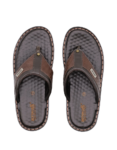 AEROWALK BROWN Stylish T-Shape Fashion Slipper for Men 1.1