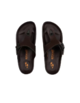 Aerowalk Men Brown T-Shape Slipper with Buckle Styling 1.1