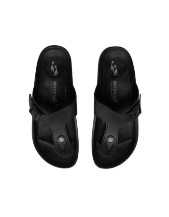 Aerowalk Men Slipper #KC28 - BLACK